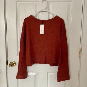 Hackwith Brick Crewneck Sweater (Size Small)